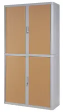 PAPERFLOW Armoire à rideau easyOffice, 4 étagères