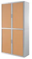 PAPERFLOW Armoire à rideau easyOffice, 4 étagères