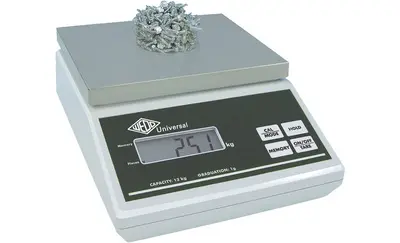 WEDO Pèse-paquets universel, capacité de charge, 12 kg