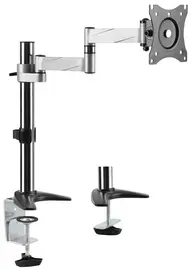LogiLink Support pour écran, longueur bras 396 mm, noir/gris
