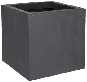 poétic Bac à plantes BASALT UP, cubique, 295 mm, anthracite