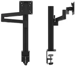 UNiLUX Bras support pour écran AXIO, pince, noir
