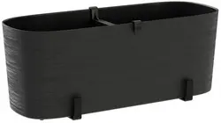 tera Kit de jardinière "Paros", support inclus, black