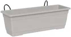 tera Kit de jardinière "Birka", support inclus, blanc