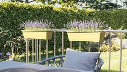 tera Kit de jardinière "Birka", support inclus, sable