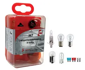 IWH Kit d'ampoules et de fusibles de rechange H7, 8 pièces