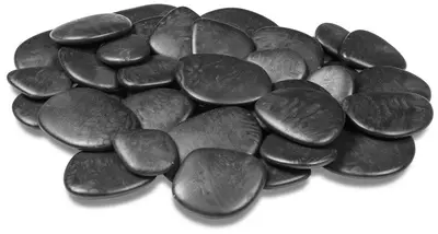 tera Pierres décoratives "Pebbles", taille S, blanc