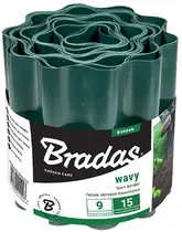 Bradas Bordure de gazon, hauteur 250 mm, longueur 9 m, vert