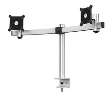 DURABLE Support double pour 2 écrans, pince de fixation
