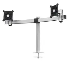 DURABLE Support double pour 2 écrans, fixation passe-câble