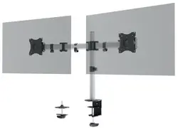 DURABLE Support SELECT pour 2 écrans, pince