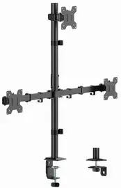 LogiLink Support triple écran, longueur bras 376 mm, noir