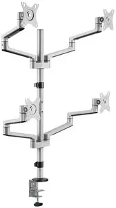 LogiLink Bras support pour 4 écrans, longueur du bras 447 mm