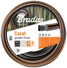 Bradas Tuyau d'arrosage CARAT, 1/2", noir/orange, 50 m