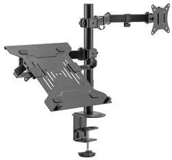 DIGITUS Support universel pour écran et laptop, noir