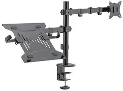 LogiLink Support d'écran et d'ordinateur portable, noir