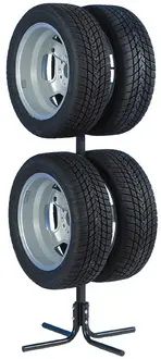 cartrend Porte-jantes et porte-pneus, pour 4 pneus / jantes