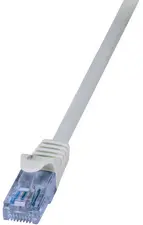 LogiLink Câble Patch EconLine, cat.6A, U/UTP, 3,0 m, gris