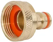 Bradas Nez de robinet avec filetage intérieur 3/4", laiton
