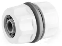 Bradas Connecteur de tuyau WHITE LINE, 1/2", blanc