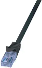 LogiLink Câble Patch EconLine, cat.6A, U/UTP, 1,0 m, noir