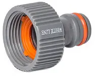 Bradas Nez de robinet WHITE LINE, filetage 3/4", gris