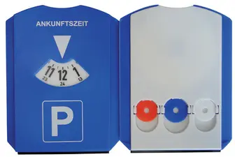 uniTEC Disque de stationnement multifonction, en plastique