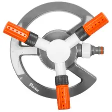 Bradas Arroseur à 3 branches WHITE LINE, gris/blanc/orange