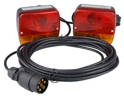 IWH Anhänger-Rückleuchte mit Magnetfuß, 6 Funktionen, 12V
