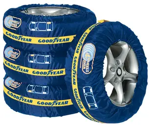 GOODYEAR Set de housses de protection pour pneus, 4 pièces