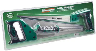 BRÜDER MANNESMANN Kit de scies, 3 pièces