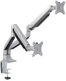 LogiLink Bras support double, longueur bras: 525 mm, argent