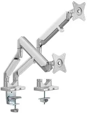 LogiLink Bras support double, longueur bras: 506 mm, argent