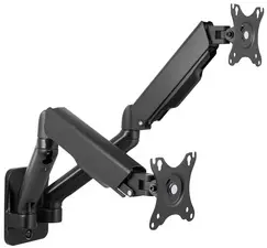LogiLink Bras support double, longueur du bras: 450 mm, noir
