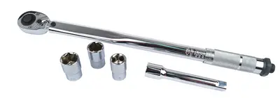 BRÜDER MANNESMANN Clé dynamométrique automatique, 5 pièces