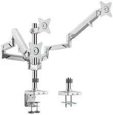 LogiLink Bras support triple, longueur bras: 748 mm, argent