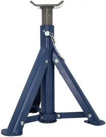 cartrend Chandelle de support, capacité : 2.000 kg, bleu