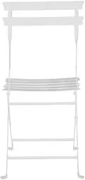 PAPERFLOW Chaise pliante d'extérieur EDEN, set de 2, blanc