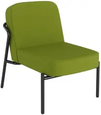PAPERFLOW Fauteuil visiteur d'extérieur MEDSO RUND S, vert
