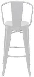 PAPERFLOW Chaise de bar d'extérieur URBAN, set de 2, blanc