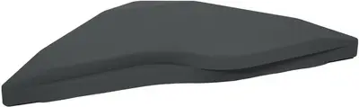EDA Lest en béton pour parasol, 12 kg, gris foncé