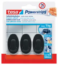tesa Powerstrips Crochet adhésif SMALL oval rectangulaire