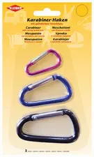 KLEIBER Mousqueton, set de 3, couleurs assorties