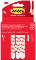 3M Command Paquet de recharge languettes adhésives, blanc