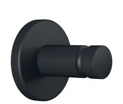tesa Support de serviette de toilette MOON BLACK, noir