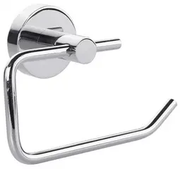 tesa Porte-papier WC, chromé, avec colle