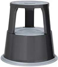 WEDO Tabouret marchepied, en métal, RAL 7012, gris