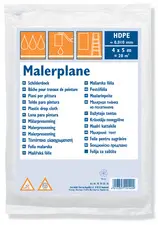 WESTEX Bâche de protection, HDPE 10 microns, transparent