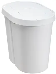 plast team Poubelle tri sélectif SEATTLE DUO, 2x25 L, blanc