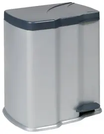 keeeper Poubelle "gunnar", argent/anthracite